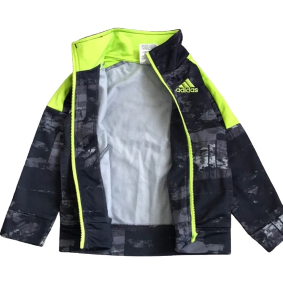 ADIDAS 2T zip up Jacket toddler 24 months 2 year old - Picture 3 of 6